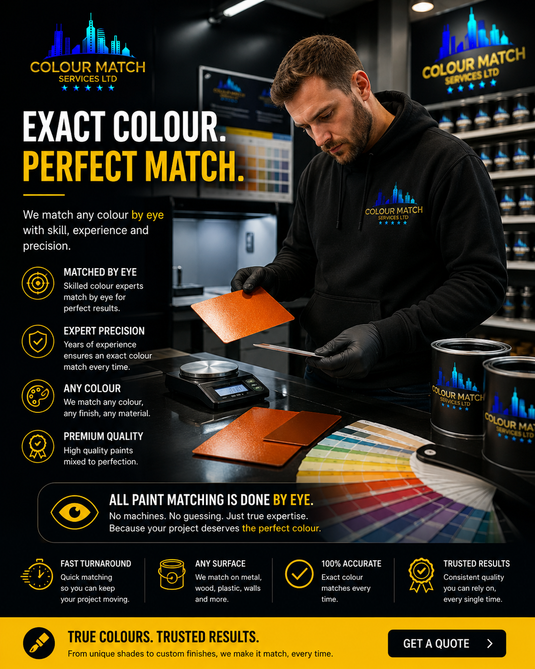 UK Colour Matched Paints – Colour Match Services Ltd